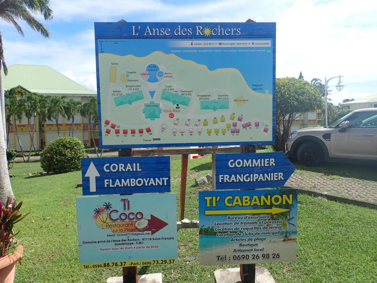 Ti Kaz Emeraude - Mer, Soleil Et Sable Fin, Piscine Et Tennis Saint-Francois  Exterior photo